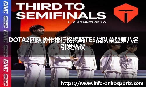 DOTA2团队协作排行榜揭晓TES战队荣登第八名引发热议